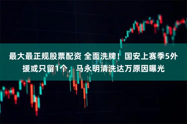 最大最正规股票配资 全面洗牌！国安上赛季5外援或只留1个，马永明清洗达万原因曝光